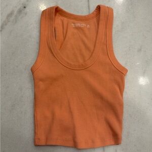 Abercrombie & Fitch Vibrant Orange Tank Top